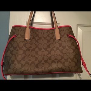 Coach signature handbag
